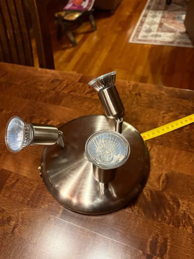 Dreiteiliges Metall-Dachstrahler-Set mit verstellbaren Köpfen