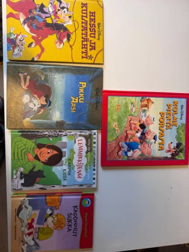 Set of 5 children's books with minor wear