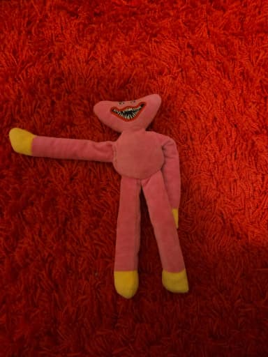 Rosa Kissy Missy Plüschtier mit langen Gliedmaßen von Poppy Playtime