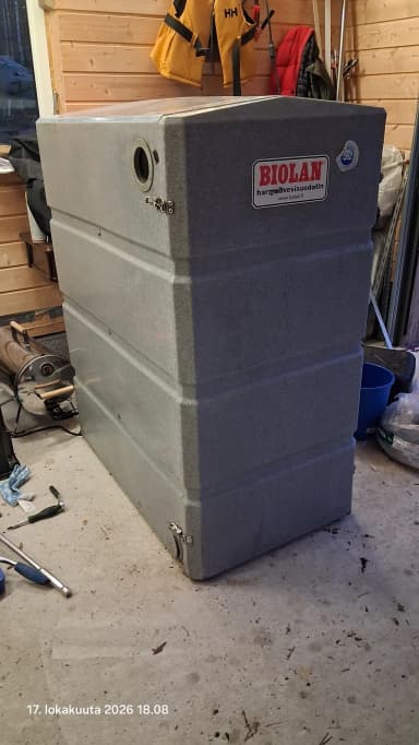 Ubrukt Biolan 125 gråvannsfilter med pelletposer