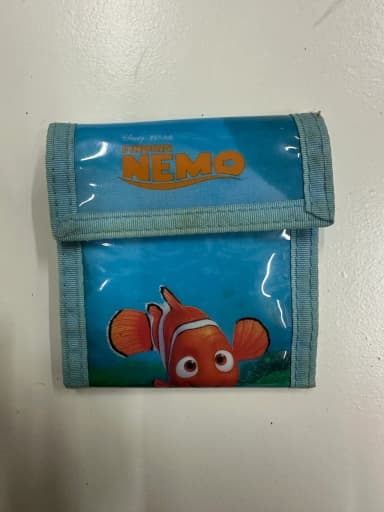 Disney Nemo barneplastlommebok med kortlommer og myntlomme