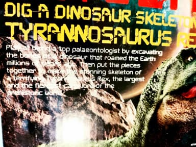 Dig A Dinosaur Skeleton Tyrannosaurus Rex kit for kids