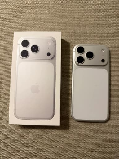 Apple iPhone 17 Pro 256 GB silber mit Originalverpackung