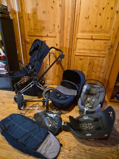 Cybex Priam Platinum cochecito con silla de coche Cloud Z+