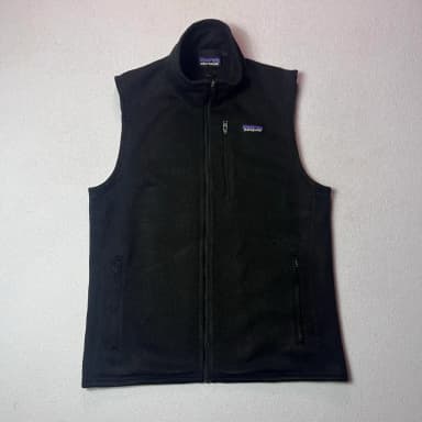 Men's Patagonia Better Sweater fleece vest in black size M
