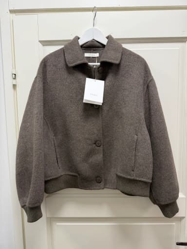 Brown JcSophie wool cardigan size S with button closure