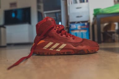 Adidas basketball shoes size 41.5 in stylish design