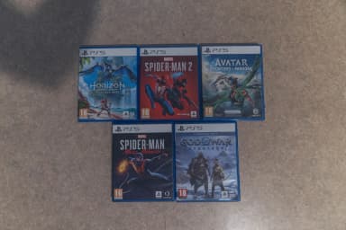 Sony PS5 Spiele mit Horizon, Spider-Man, Avatar, God of War