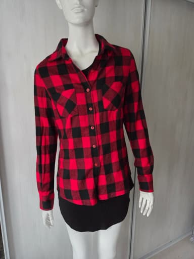 Urban Classics flannel shirt in size S for women