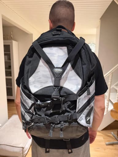 Icon Squad motorcycle backpack in excellent condition