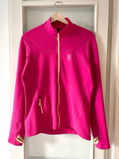 Haglöfs Stem women's jacket size M in pink and yellow