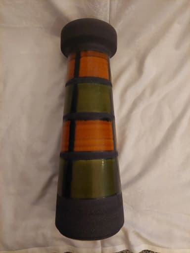 Jarrón grande para flores de 45 cm de alto y 14 cm de apertura