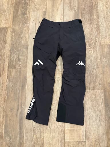 Kappa XL ski pants with full side zippers