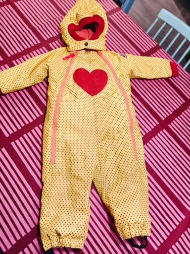 Racoon outdoor winter jumpsuit in good condition
