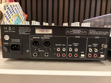 T-mixin DJ-Mixer mit defektem Ausgang zur Reparatur