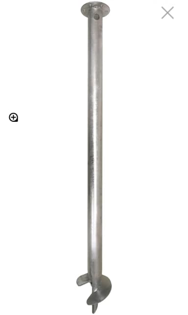 150cm Metall-Schraubpfahl von Tamforce
