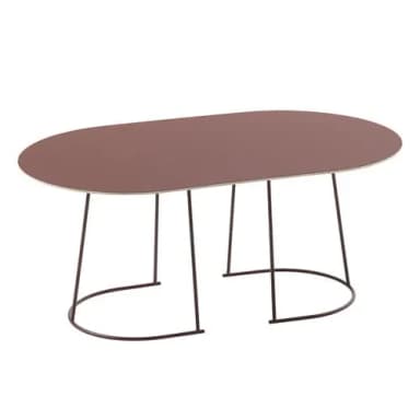Muuto Airy Couchtisch in Pflaumenfarbe