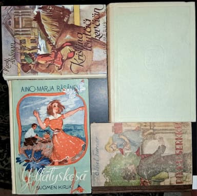 Jentebøker fra 1940-tallet med Laikki-serien