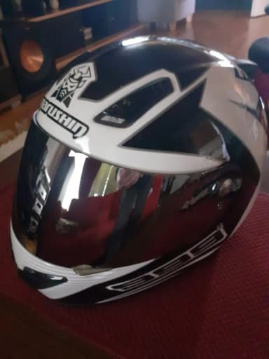 Casco de moto Marushin 999RS ligero con tres viseras