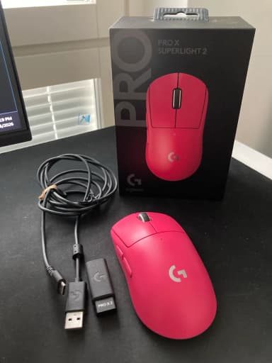 Logitech G Pro X Superlight 2 rosa kabellose Gaming-Maus