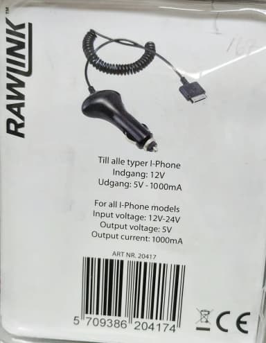 2 Stück Rawlink Apple iPhone 5 Autoladegeräte für Zigarettenanzünder