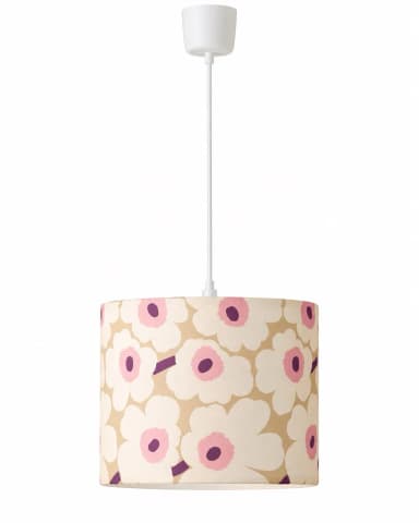 Einzigartige C2R-Lampe mit Marimekko-Stoffmuster E27