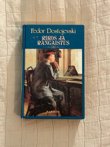 Dostojevskin Rikos ja rangaistus kovakantinen kirja