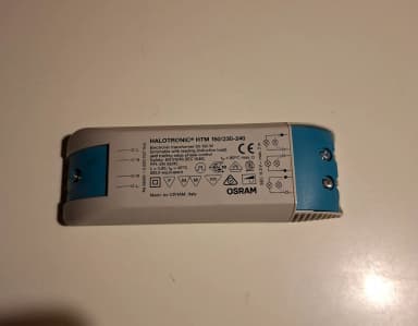 Transformador electrónico Osram Halotronic HTM 150/230-240 para luces halógenas