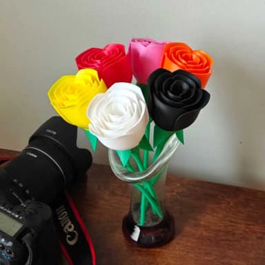 3D printed roses that never wilt or cause allergies