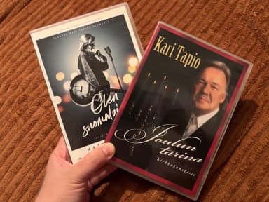 Kari Tapio Weihnachtszauber Kirchenkonzert DVD und Olen suomalainen DVD