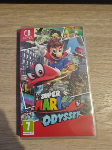 Mario Odyssey Spiel für Nintendo Switch in gutem Zustand