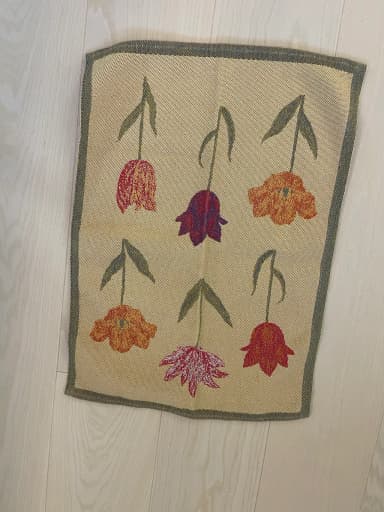 Toalla de cocina floral sueca