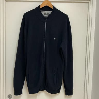 Herre bomulls cardigan størrelse XXL fra Fynch Hatton