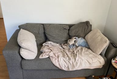 Sofá cama con fundas lavables en Kuortane