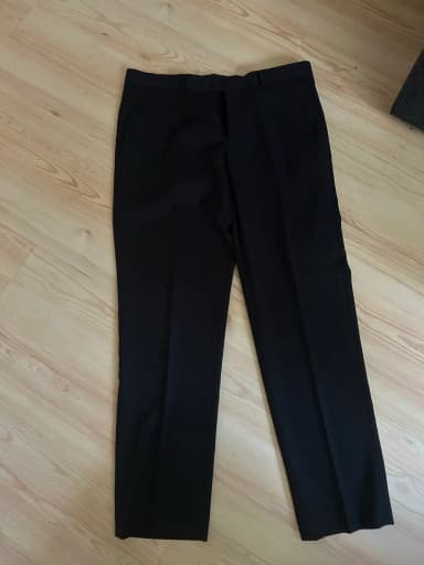 Pantalones de traje negros para hombre talla D96 en excelente estado