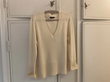Jersey de punto Nanso color blanco natural talla M