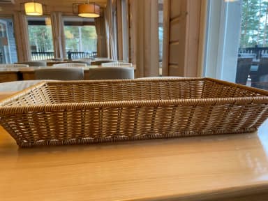 Durable GN 1/1 bread basket suitable for food use
