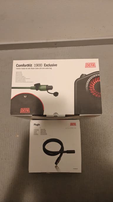 Paquete de calefacción Defa 1900W con cable de 1m, nuevo
