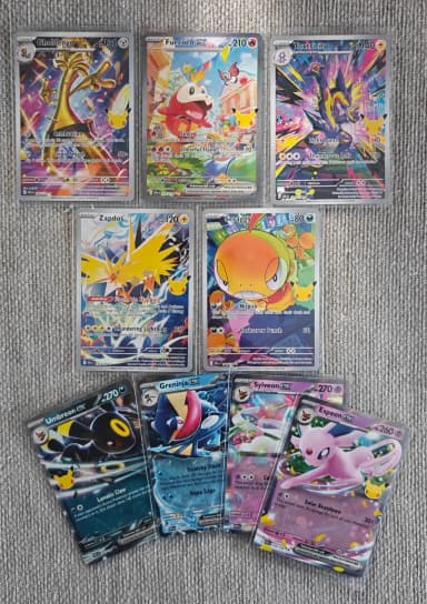 Pokemon 30th anniversary card set in mint condition