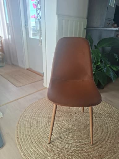 4 Jonstrup Esszimmerstühle in cognacbraun