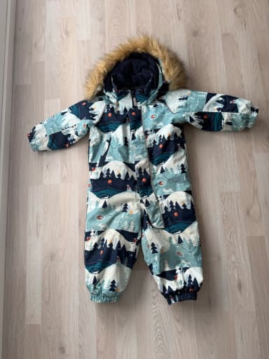 Reima Winteroverall für Kleinkinder Größe 86 mit abnehmbarem Fell