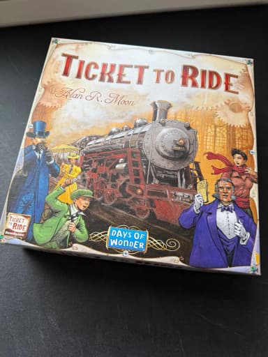 Ticket to Ride board game in excellent like-new condition