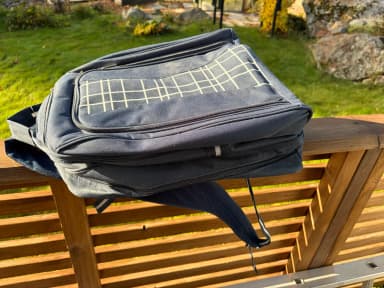 Selected by Safthem grauer Picknick-Rucksack mit mehreren Fächern