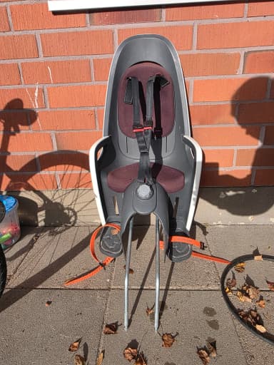 Asiento infantil Hamax Caress con soporte para bicicleta