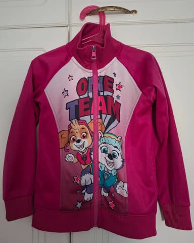 Rosa Paw Patrol Jacke Größe 122 cm