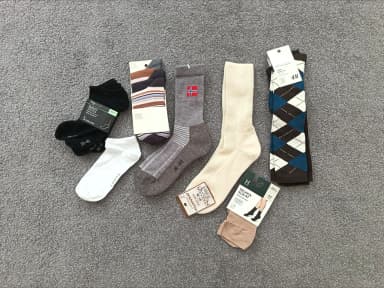 Paket mit 11 Paar Socken Größe 37-39