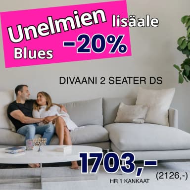 Blues Sofa in verschiedenen Größen und Ausführungen