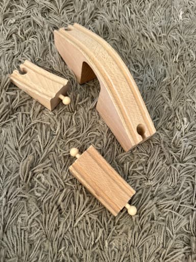 BRIO 33351 Brückenbausteine, 3 Stück, sehr guter Zustand