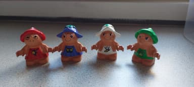 Retro Lego Dublo Little Forest Friends Figuren-Set