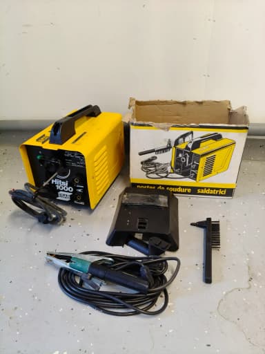 Neue ESAB 1000 Elektrodenschweißmaschine mit Zubehör